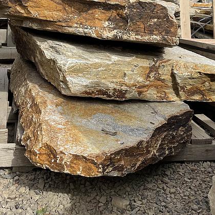 [QTAG1186] Autumn Gold 3-5" Landscape Slabs